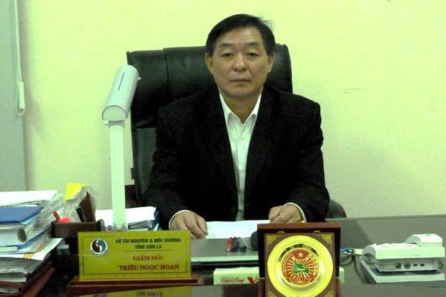 
Ông Triệu Ngọc Hoan - Giám đốc Sở TNMT Sơn La bị khởi tố tội Thiếu trách nhiệm gây hậu quả nghiêm trọng.
