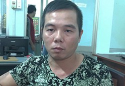 Quân tại cơ quan điều tra. Ảnh: Công an.