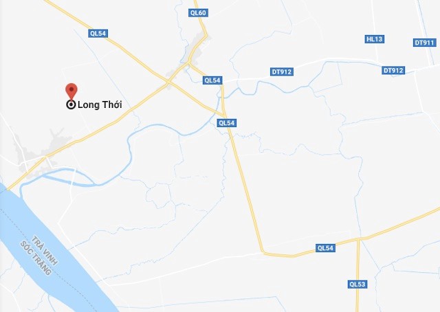 Xã Long Thới (huyện Tiểu Cần, Trà Vinh). Ảnh: Minh Anh.