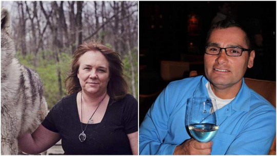 B&agrave; Ginger Ballard, 53 tuổi v&agrave; &ocirc;ng Lance Dempsey, 52 tuổi. Ảnh: Heavy