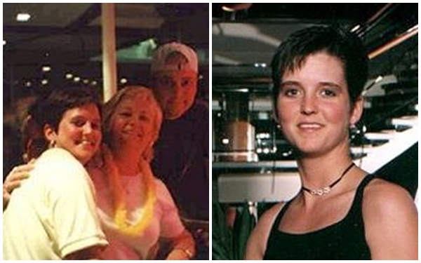 
Amy vào thời điểm bị mất tích cùng chụp ảnh với bố mẹ trên tàu.
