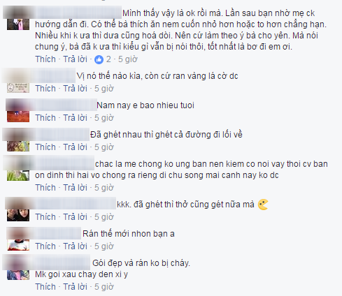 Những b&igrave;nh luận tỏ ra đồng cảm với c&ocirc; g&aacute;i (Ảnh: Facebook)