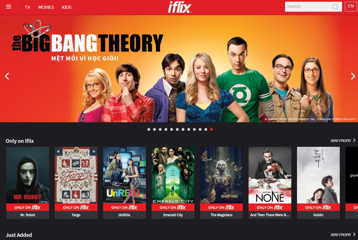 Iflix big bang on sale theory