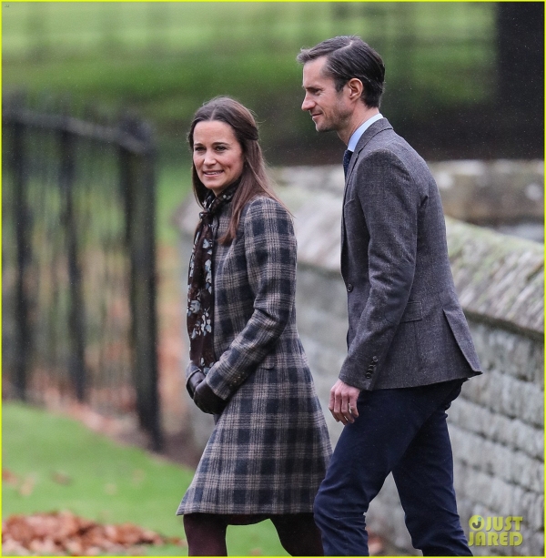 
Pippa Middleton cùng bạn trai đại gia James Matthews.
