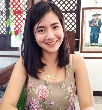 Ngoài tham vọng trong học tập, Catapang còn gây chú ý bởi vẻ ngoài xinh đẹp.
