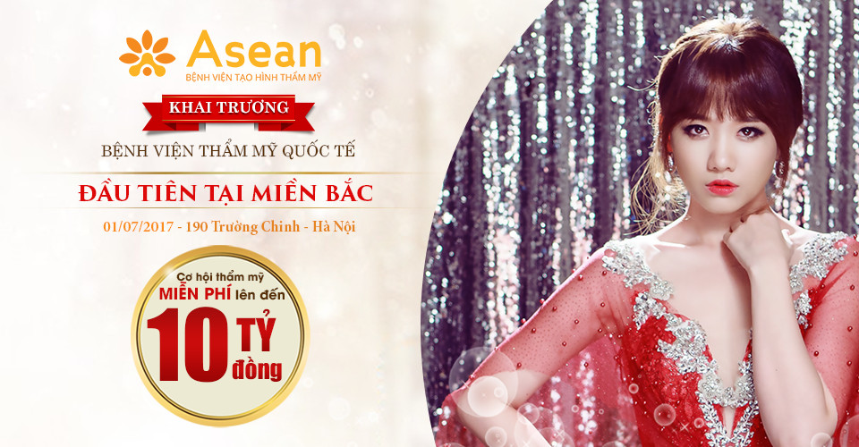 Hari Won – Đại sứ thương hiệu độc quyền của Bệnh viện Tạo hình Thẩm mỹ Asean.