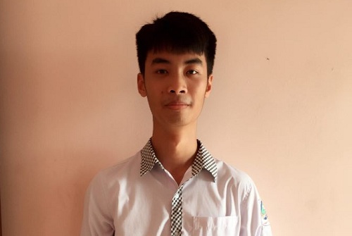 Lê Vũ Lợi là thủ khoa khối A tỉnh Phú Thọ với 29,75 điểm. Ảnh: NVCC