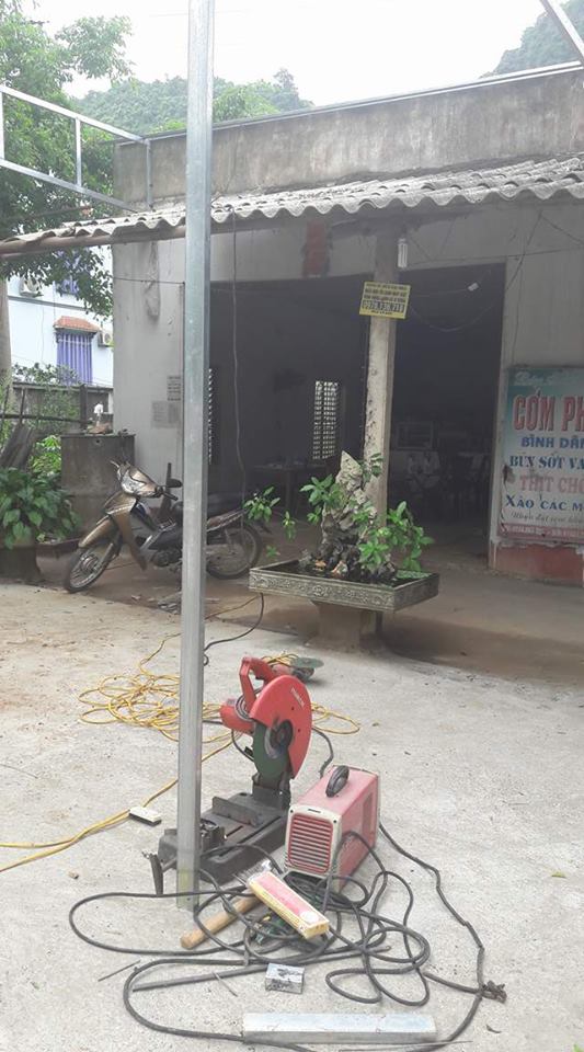 Ng&ocirc;i nh&agrave; nơi xảy ra sự cố.