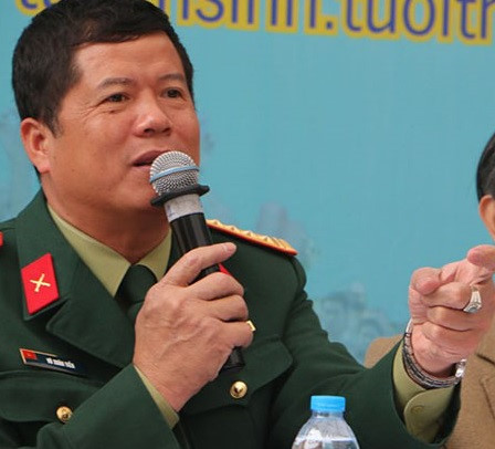 
Đại t&aacute; Vũ Xu&acirc;n Tiến. Ảnh: Quy&ecirc;n Quy&ecirc;n. 
