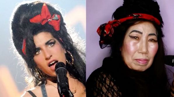 
Bà ngoại theo phong cách Amy Winehouse (Ảnh: Internet)
