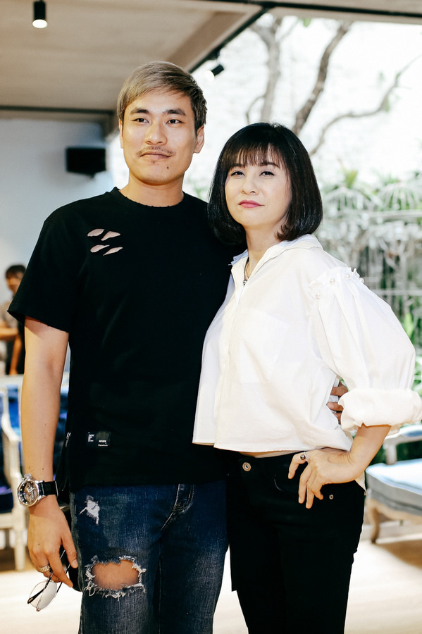 Cát Phượng bên bạn trai lâu năm - diễn viên Kiều Minh Tuấn.