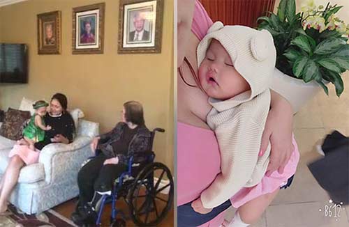 Phan Như Thảo khoe ảnh hạnh phúc bên mẹ chồng.
