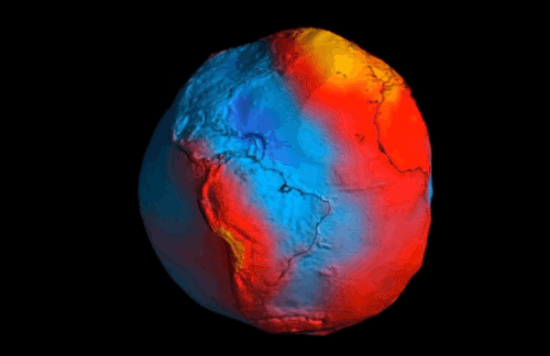 Hành tinh Xanh có bề mặt gồ ghề và vô cùng mấp mô.