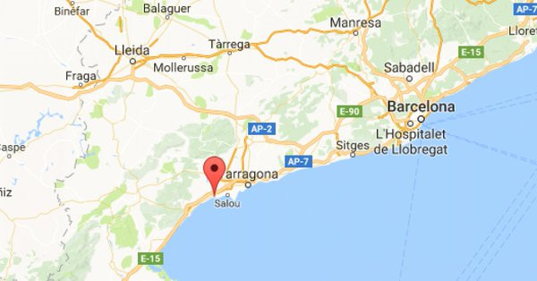 
 Vị trí thị trấn Cambrils, phía nam Barcelona nơi cảnh sát đang bố ráp xử lý vụ việc được cho là vụ khủng bố. Đồ họa: Google Maps

