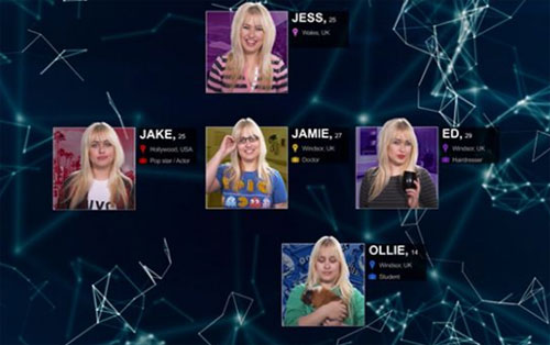 Các nhân cách của Jessica có mối quan hệ với nhau như một gia đình. Jake và Jamie là anh em. Jamie với Ed là một cặp đôi lưỡng tính, họ coi Ollie như con mình.