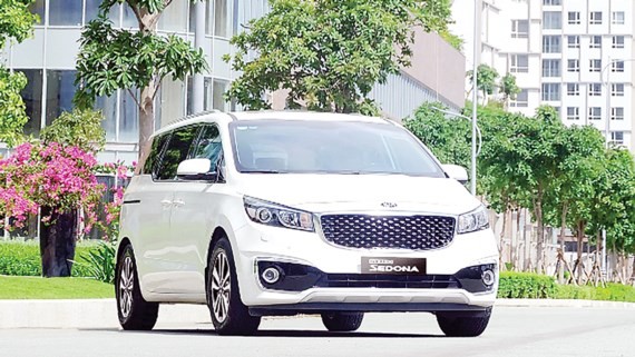 Mẫu MPV cỡ lớn Sedona.