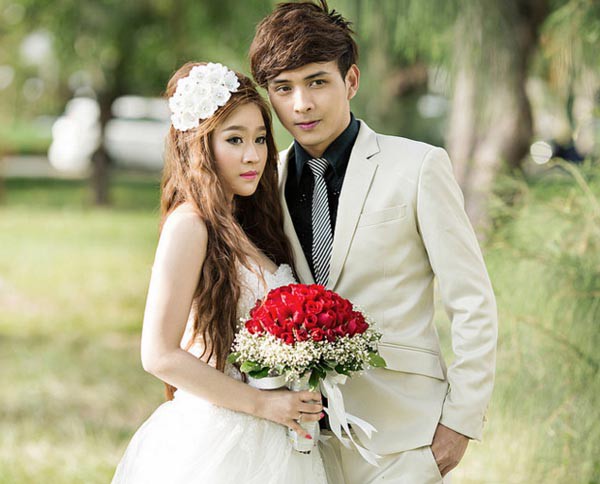 Ảnh cưới của Ivy và Hồ Quang Hiếu.
