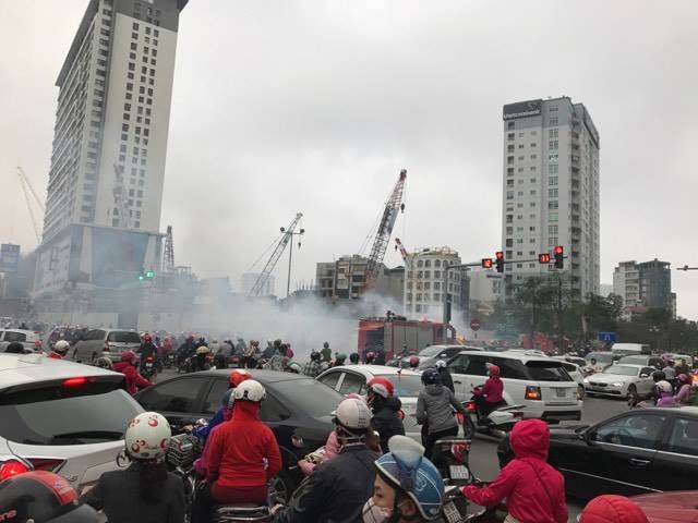 Nguyên nhân vụ cháy đang được làm rõ.