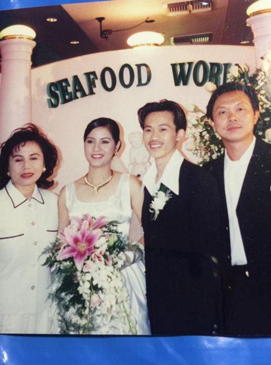 Hình ảnh hiếm hoi trong đám cưới của danh hài Hoài Linh tại Mỹ.