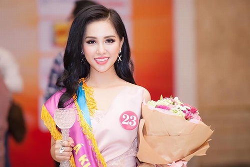 
Thùy Trang từng tham gia nhiều cuộc thi nhan sắc.
