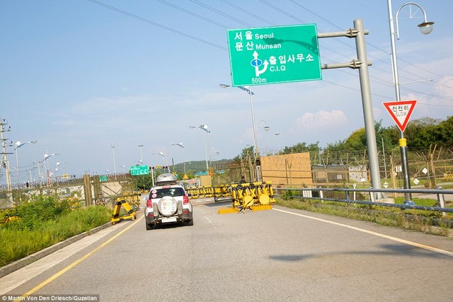 
Một phần của khu vực phi quân sự (DMZ) tại biên giới Liên Triều.
