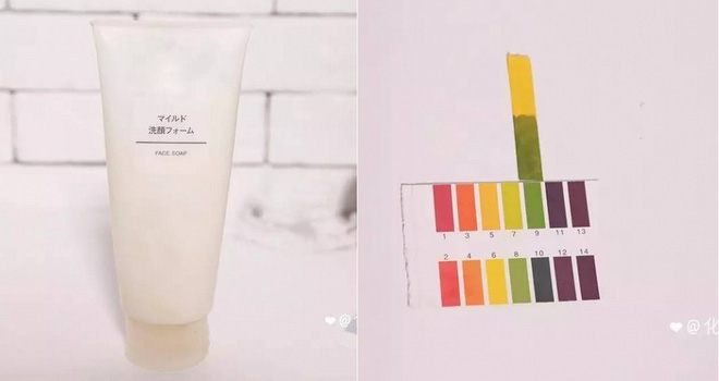 MUJI Face Soap (140.000VNĐ/100ml) độ pH 8. Đến từ thương hiệu bình dân đang nổi của Nhật Bản, nhưng đây cũng là loại sữa rửa mặt có độ pH cao mà bạn nên tránh sử dụng.