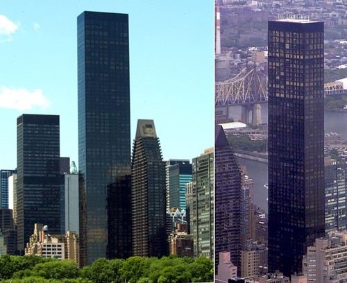 Căn penthouse tọa lạc ở tầng 89 và một nửa tầng 90 của tòa Trump World Tower -  tòa dân sinh cao nhất thế giới, nằm đối diện trụ sở Liên Hợp Quốc, được xây dựng từ năm 1999 - 2001.
