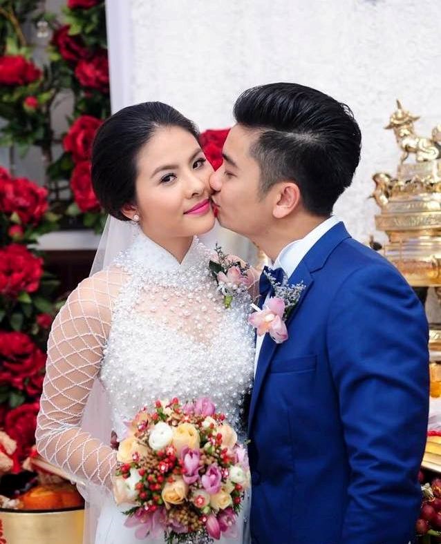 
Vân Trang tổ chức đám cưới vào cuối năm 2015. Ảnh: FBNV.
