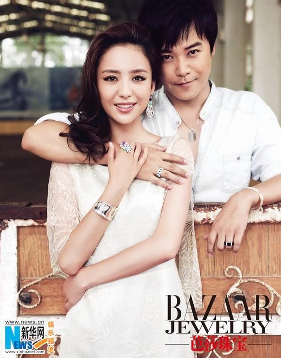 
 Trần Tư Thành và vợ. Ảnh: Bazaar.
