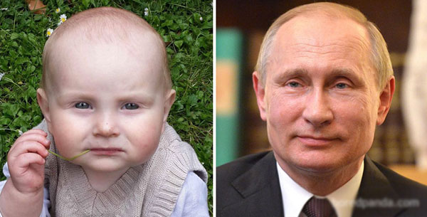 
Vladimir Putin nhí ra vẻ đăm chiêu như một tổng thống.

