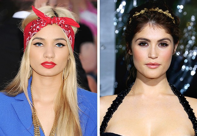 Nếu có một chiếc bờm vải, hãy tạo những kiểu tóc thú vị. Những gì bạn cần làm là đeo bờm vải lên sao cho khéo léo ch phần chân tóc. Mái tóc được thu gọn trong sẽ đẹp hơn, giấu kín những sợi tóc bóng nhờn vì dầu.