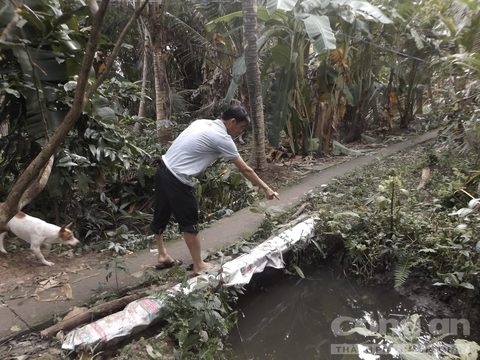 Hiện trường nơi b&agrave; Mai bị giết. Ngu&ocirc;̀n: C&ocirc;ng an TP.HCM