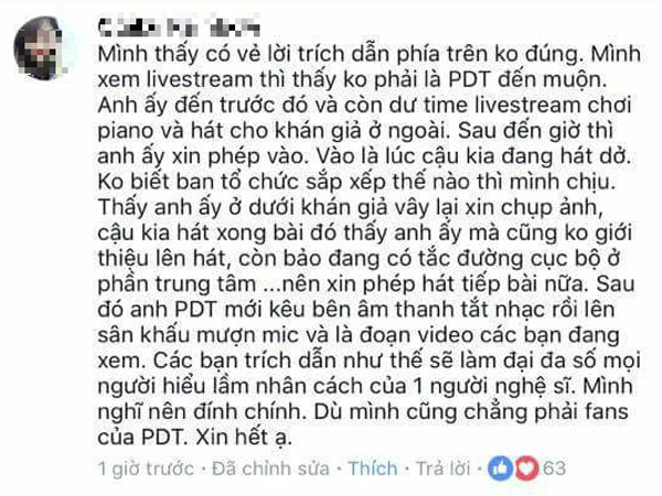 
Một vài bạn khán giả khác cũng lên tiếng bênh vực.
