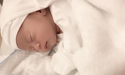 Bé Đậu khi mới chào đời.
