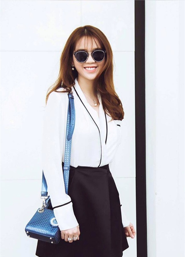 Tóc mái mưa giúp mỹ nhân Vòng eo 56 trông như cô nữ sinh trung học dễ thương