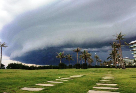 Đ&aacute;m m&acirc;y được nhận định l&agrave; hiện tượng lạ, hiếm gặp tr&ecirc;n địa b&agrave;n tỉnh Thanh H&oacute;a