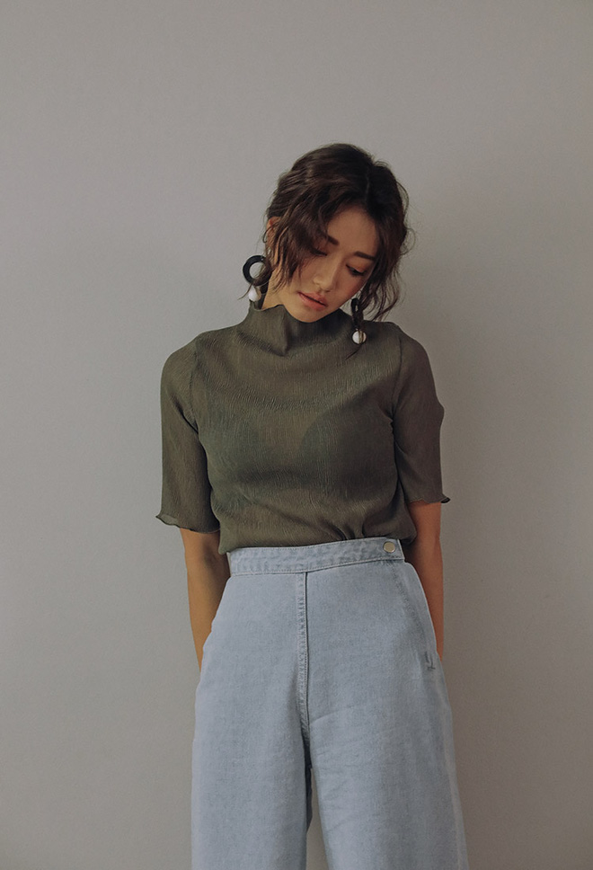 ... hay dập nhăn như thế này sẽ là lựa chọn rất trendy.