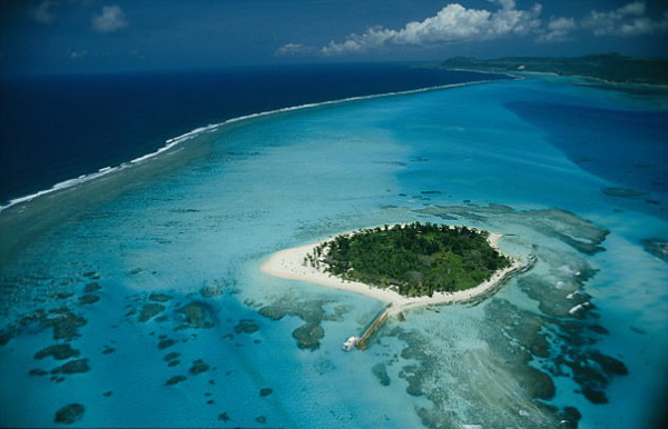 H&ograve;n đảo Saipan nằm tr&ecirc;n biển Th&aacute;i B&igrave;nh Dương.