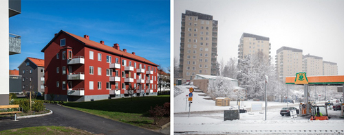 Một khu dân cư điển hình ở Thụy Điển trông như thế này.