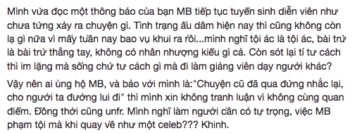 
Khán giả bày tỏ sự bức xúc vì sự trơ tráo, không biết hối hận, xấu hổ của Minh Béo.
