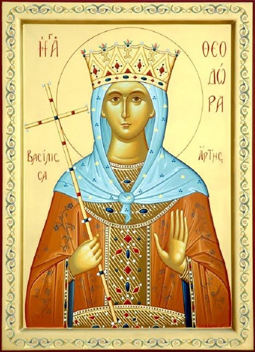 Bức họa về Hoàng hậu lắm tài nhiều tội - Theodora (Nguồn: History.com)
