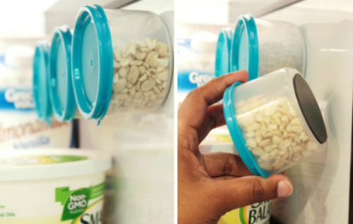 Nếu bạn l&agrave; một người s&aacute;ng tạo, c&oacute; thể gắn nam ch&acirc;m v&agrave;o đ&aacute;y hộp, để c&oacute; thể d&iacute;nh hộp an to&agrave;n l&ecirc;n th&agrave;nh tủ.