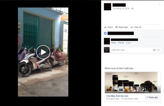 Một trong số nhiều clip được chị N. đăng l&ecirc;n facebook k&ecirc;u gọi bạn b&egrave; gi&uacute;p đỡ v&agrave;o cuối th&aacute;ng 10-2016.