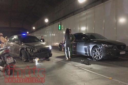 T&agrave;i xế đi ngược chiều c&oacute; dấu hiệu uống rượu bia vượt qu&aacute; mức quy định.