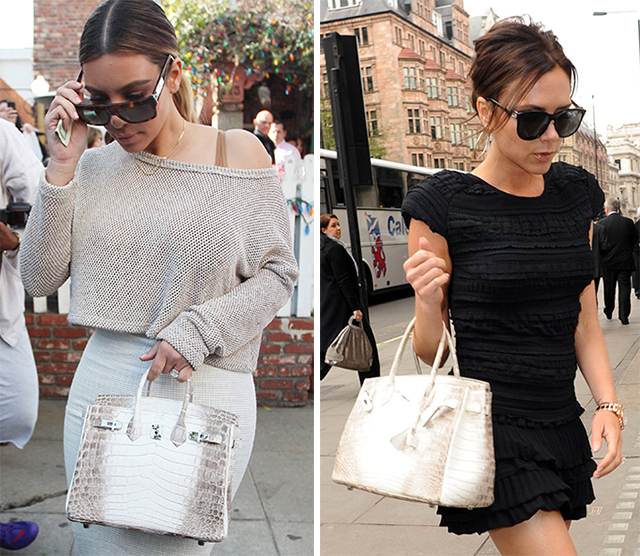 Trong giới siêu sao, cũng chỉ có Kim siêu vòng 3 và bà Becks sở hữu dòng túi Birkin siêu cấp này.