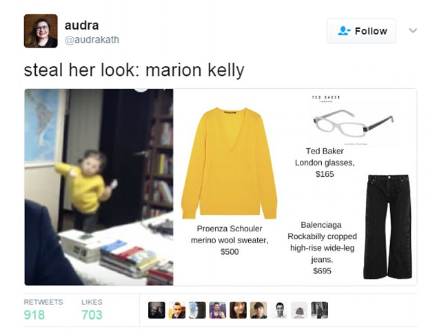 
Chiếc áo len trong đoạn video huyền thoại bỗng dưng lại trở nên nổi tiếng nhờ cô bé Marion.
