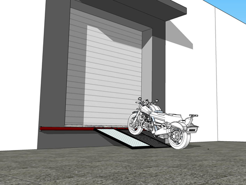 Chủ nhà nên sử dụng ít nhất một tấm thép bề mặt kín để người trong nhà bước lên xuống dễ dàng, nhất là các chị em đi giày cao gót.