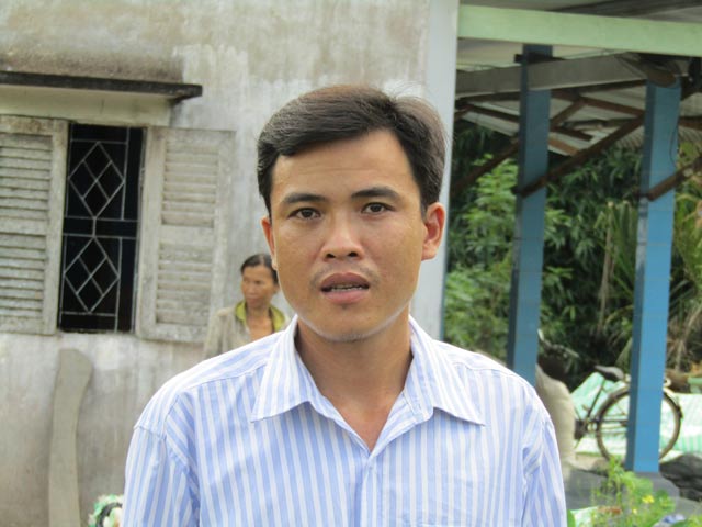 Anh Huỳnh Ngọc Ẩn, truyền nhân nuôi lươn của cha mình là ông Hai Ri.
