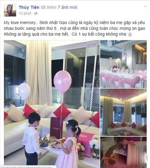 Tổ chức kỷ niệm ngày yêu nhau của bố mẹ nhưng Bánh Gạo lại được nhận quà nhiều nhất