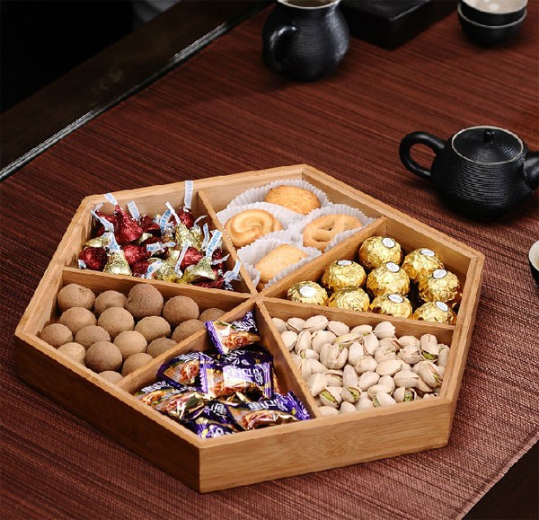 Hoặc h&igrave;nh lục gi&aacute;c chia ngăn rất xinh xắn.